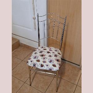 Chaise métal, tis...